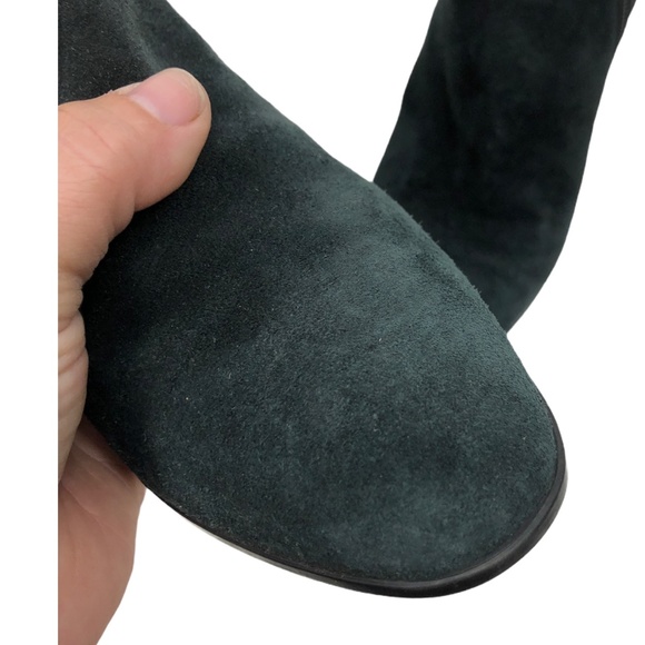 Black Aquatalia Quilted Leather Suede Booties Sz 7 - Picture 13 of 16